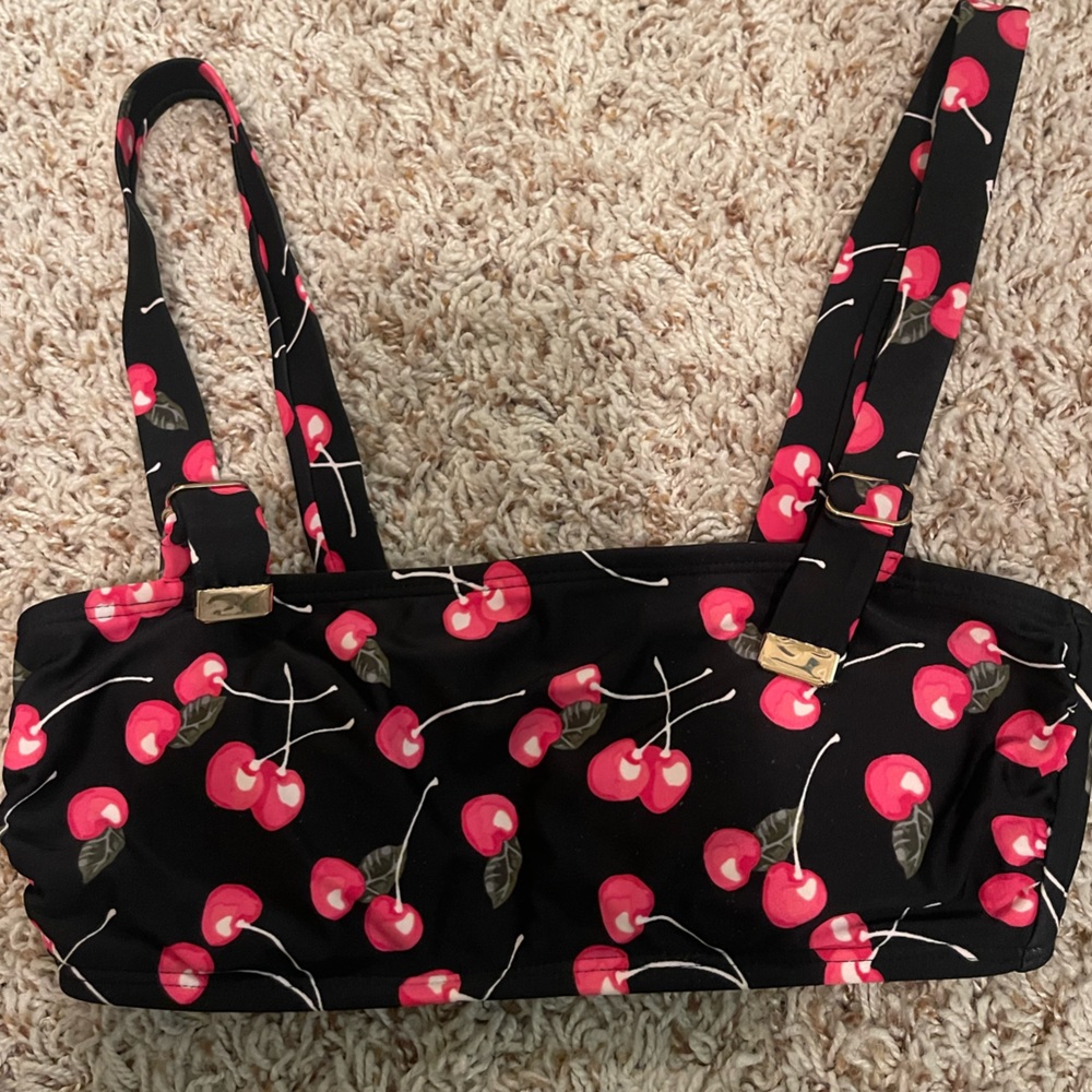 Cherry printed Swimsuit top